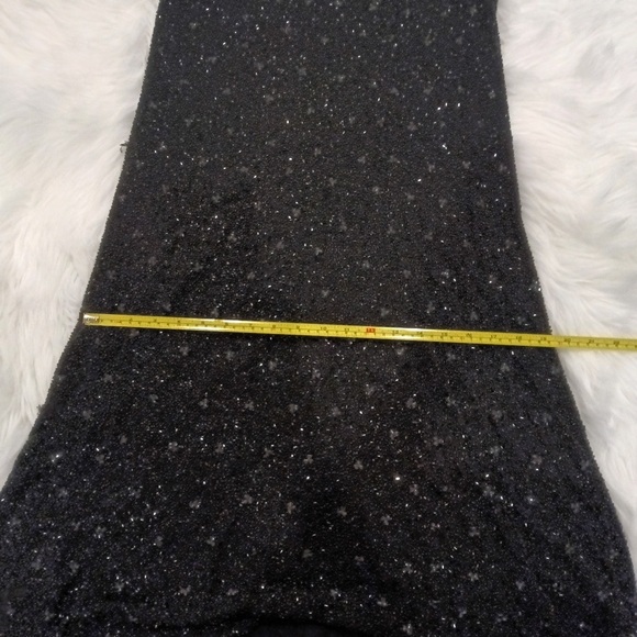 Couture designer Naeem Khan black evening long length beaded skirt size 4 - Picture 2 of 8